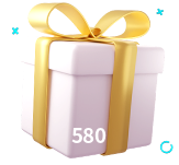 Receba seus bônus de boas-vindas no 580