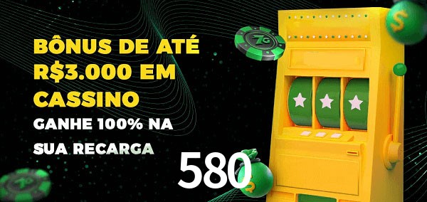 580 melhor bônus de depósito